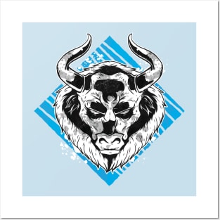 Angry Bull Design Posters and Art